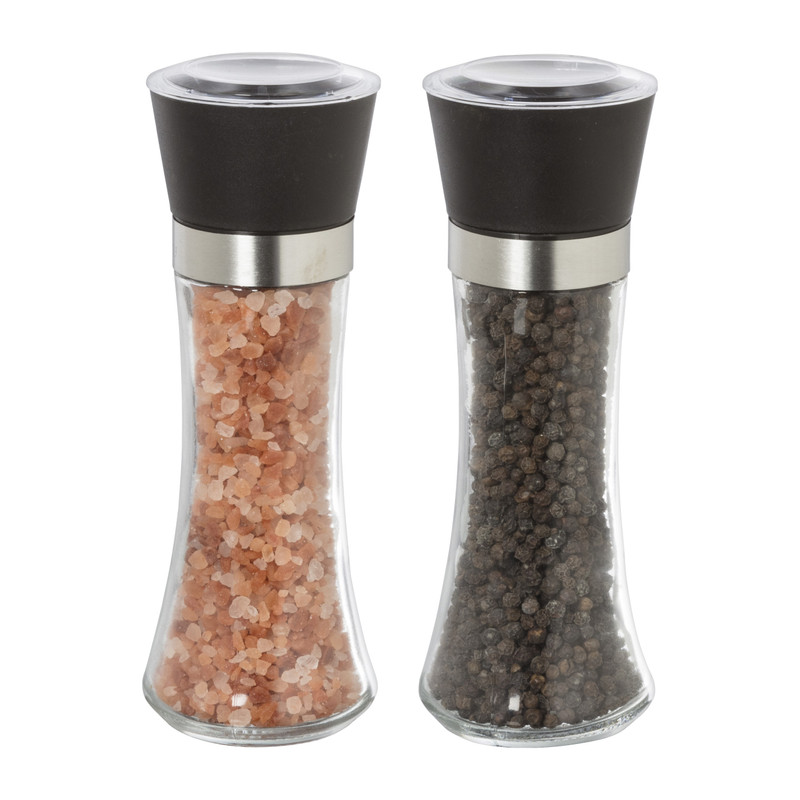 Zoutmolen - zwart - &Oslash;6x18 cm