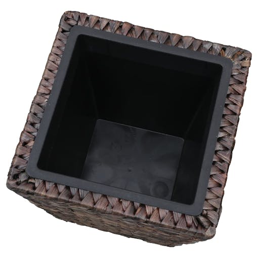 NNEVL Garden Raised Beds 3 pcs Water Hyacinth Brown