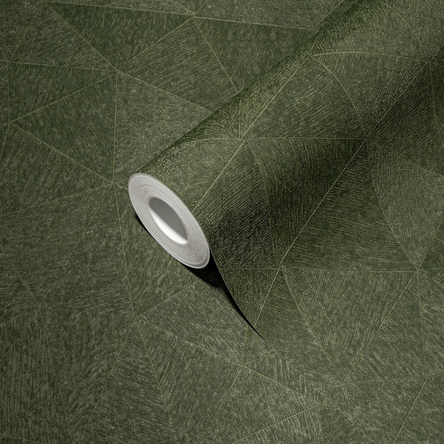 Livingwalls behang grafisch motief groen - 53 cm x 10.05 m - AS-391295