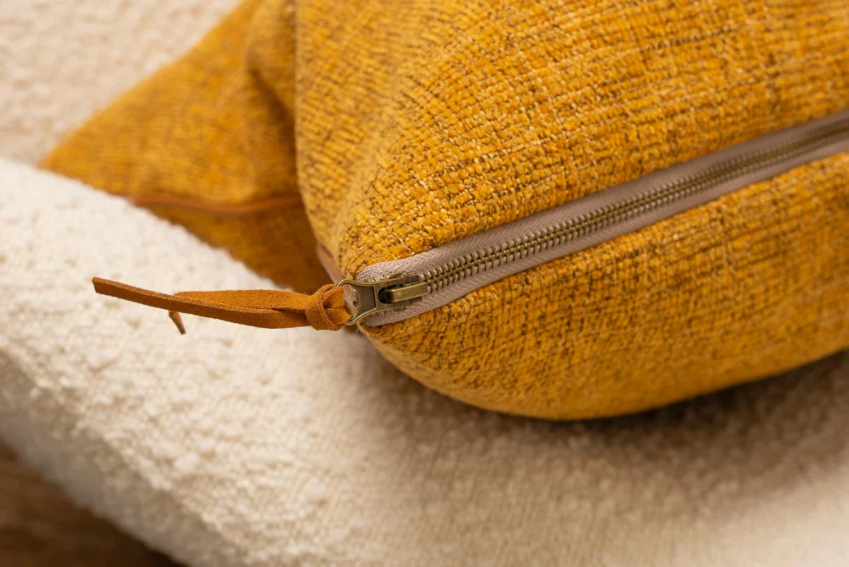 Toby Mustard Cushion 45cm