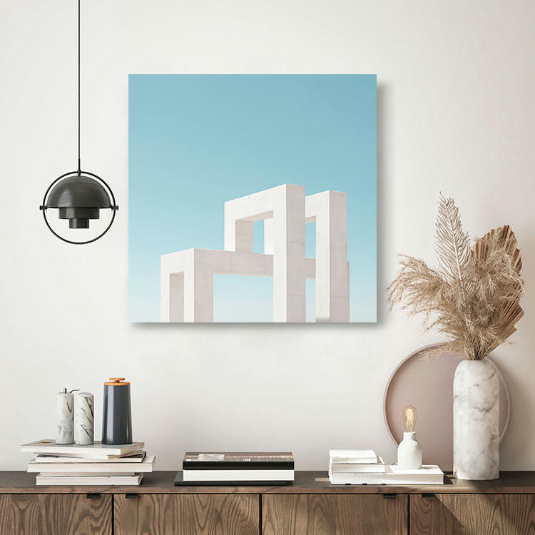 ANGLES - Photographie d'art de Nicolas Rottiers 60x60 cm sur plexi