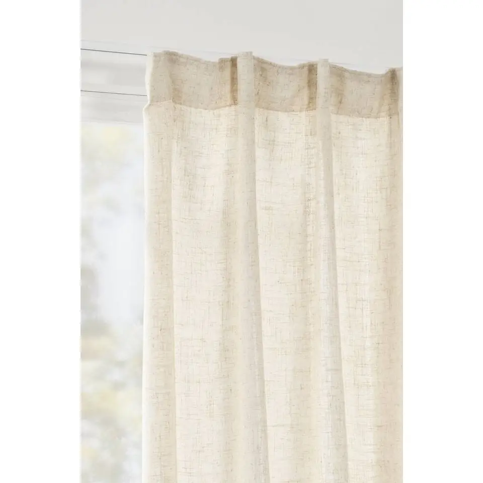 Gordijn Dante - zand - 140x280 cm (1 stuk)