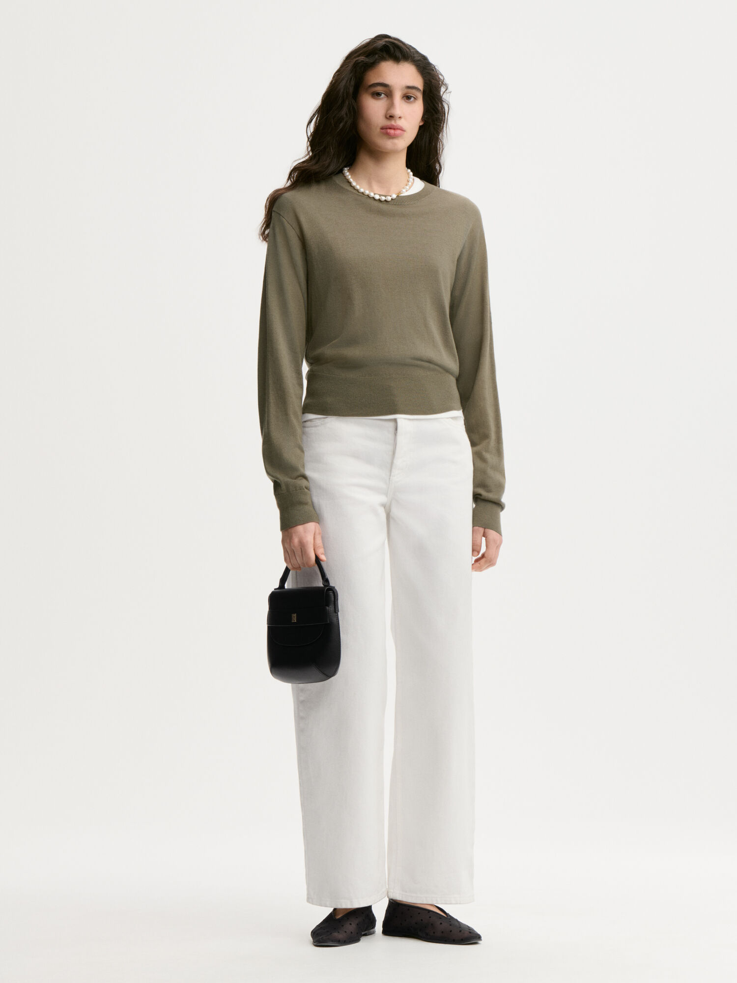 Mantea sweater i uldblanding