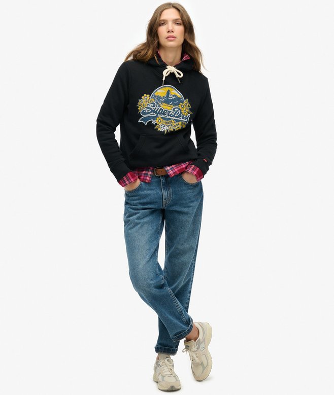 Floral Hoodie