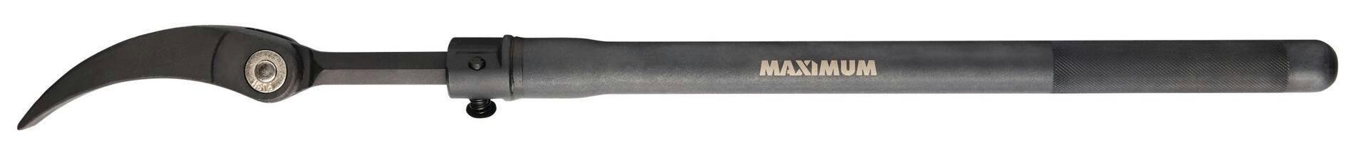 Maximum Extendable Indexing Pry Bar, 21-in to 33-in, Steel Construction, 180 Degree Head, 14 Locking Positions