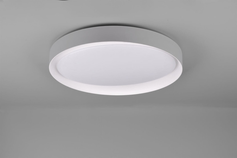 Plafon ZETAokrągły szaro-biały LED 1x24W 48,5cm 2000lm IP20 RL
