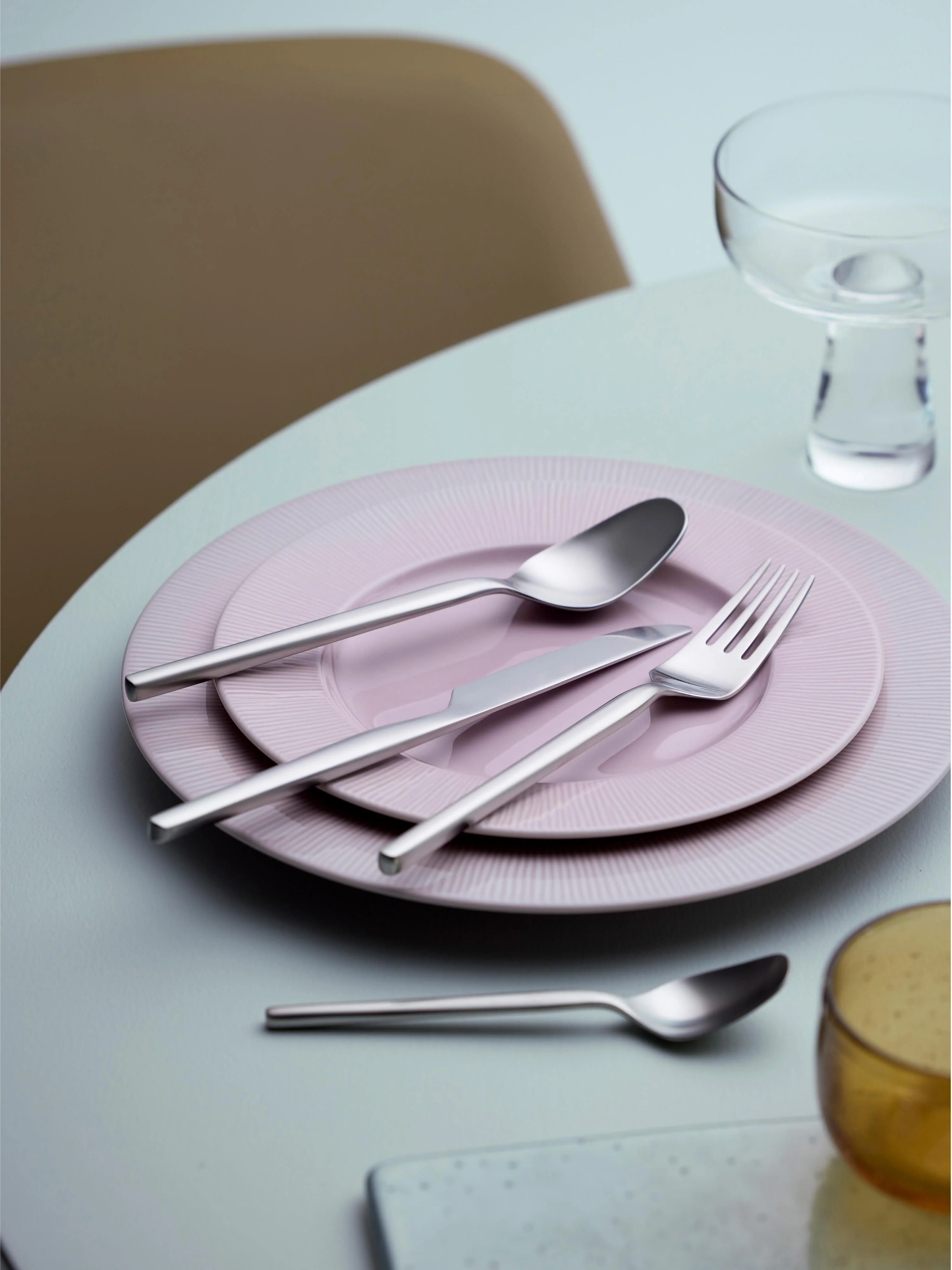 Satiniertes Besteck-Set Dorotea, 4 Personen, 16er-Set