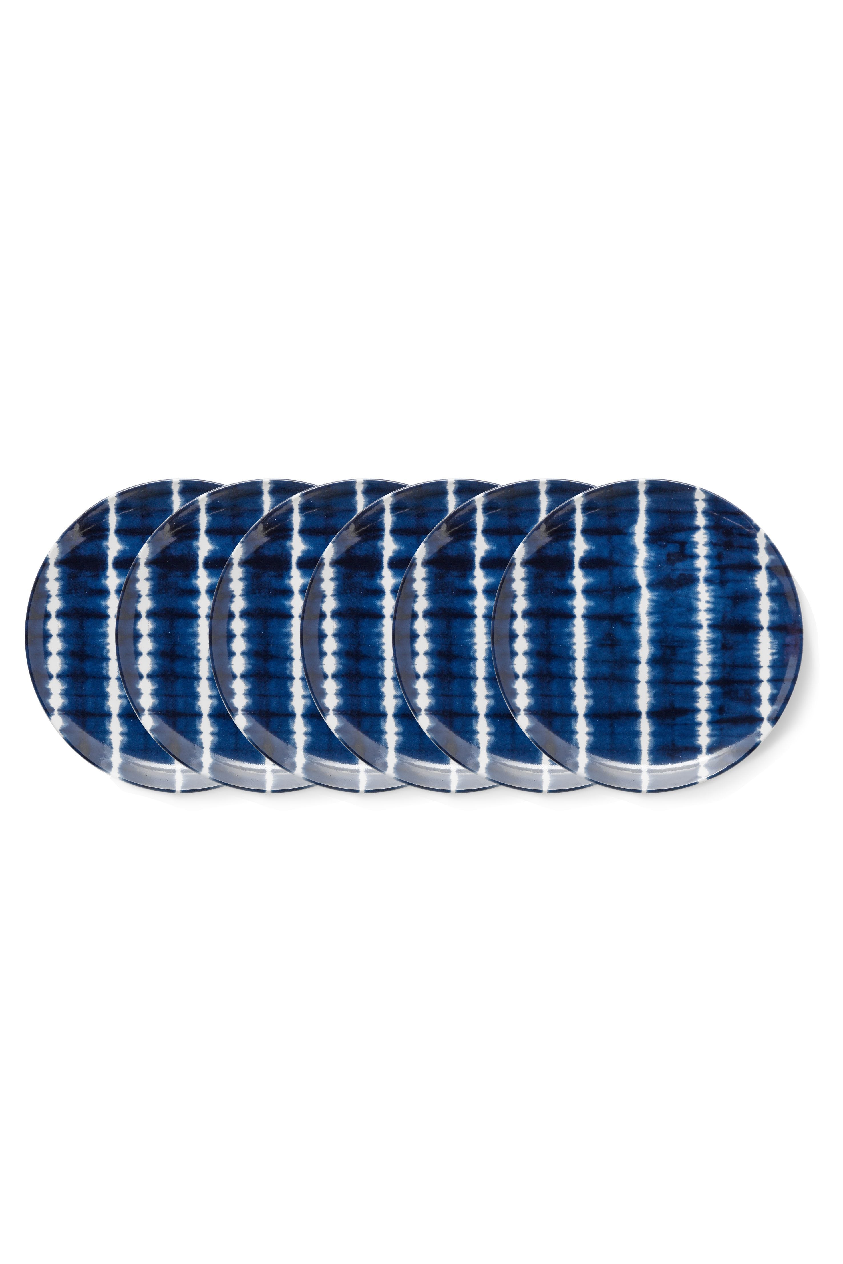 vtwonen - Tie-Dye Gebaksbordjes - Serviesset van 6 - 12cm