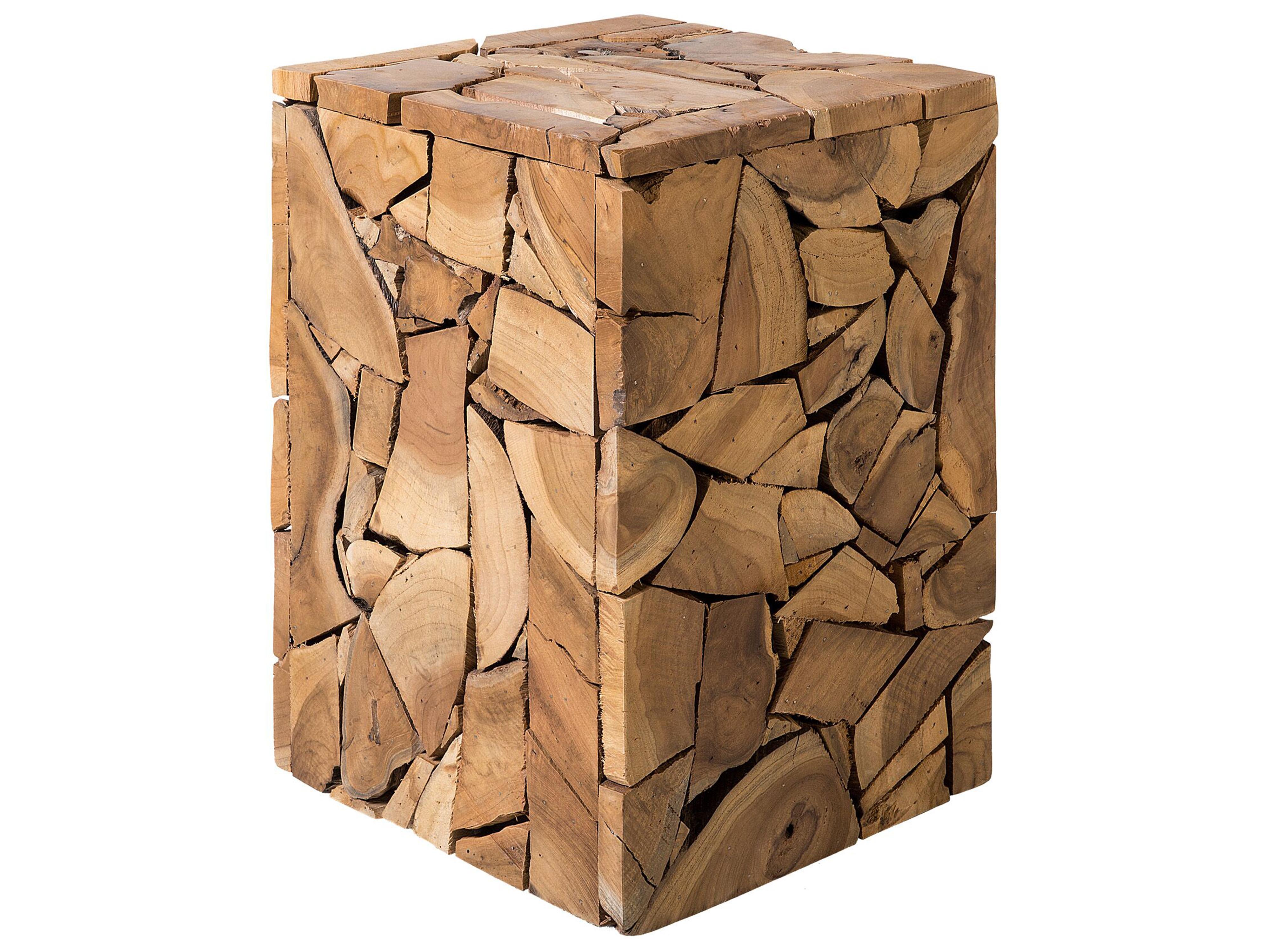 Side Table NELSON Teak Wood Brown
