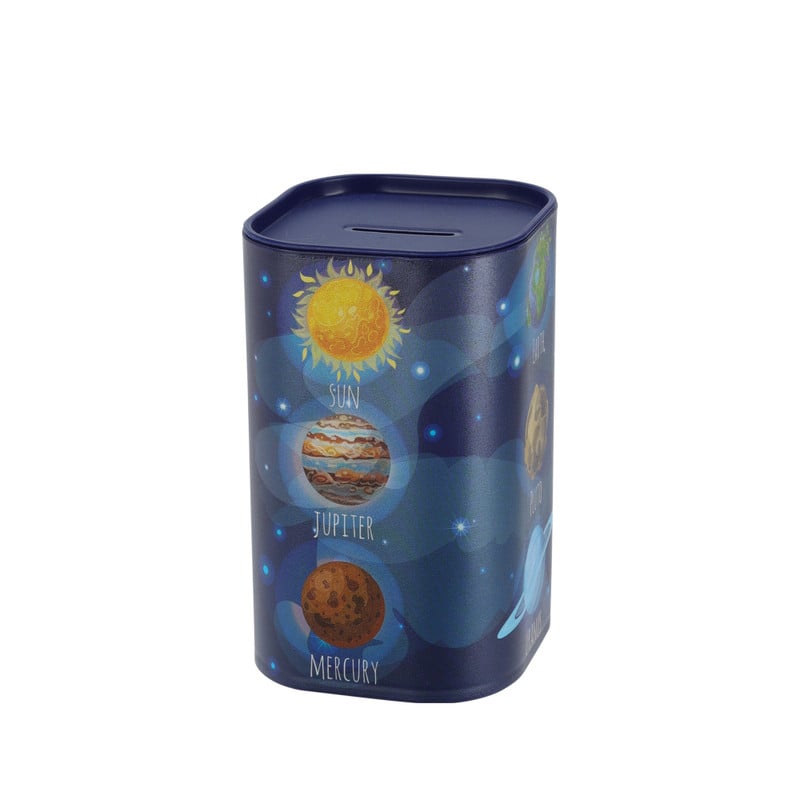 Spaarpot kids - diverse varianten - &Oslash;7.6x12 cm