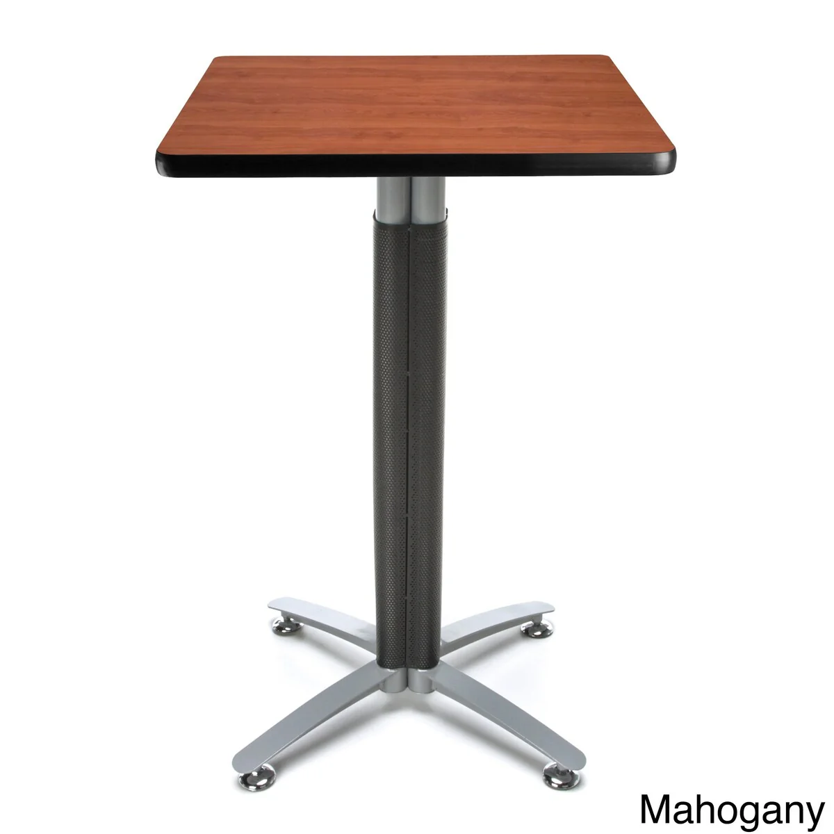 24-inch Square Metal Mesh Base Cafe Table