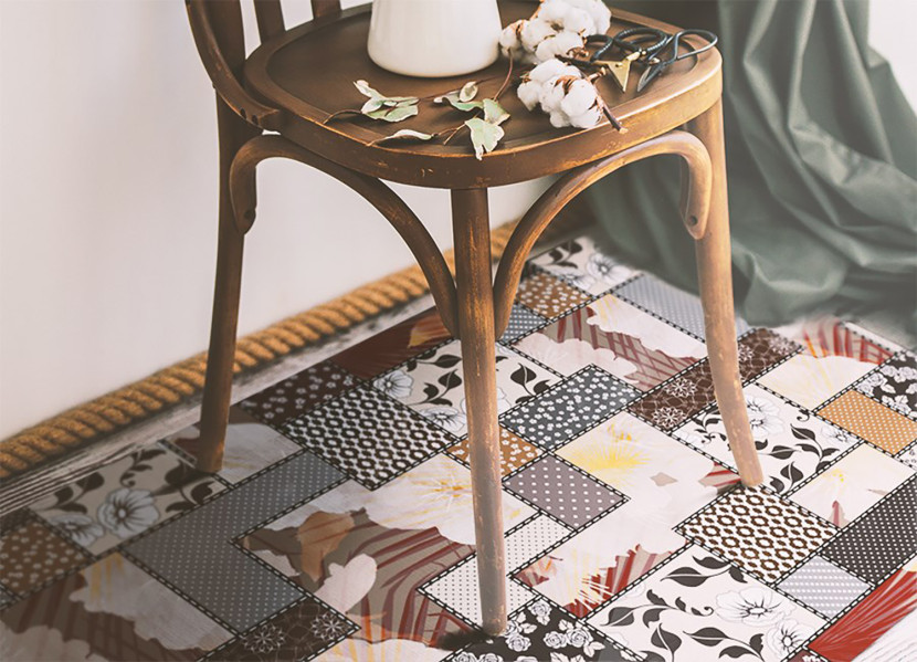 Winylowy dywan do domu Tekstura marmur 100 x 150 cm