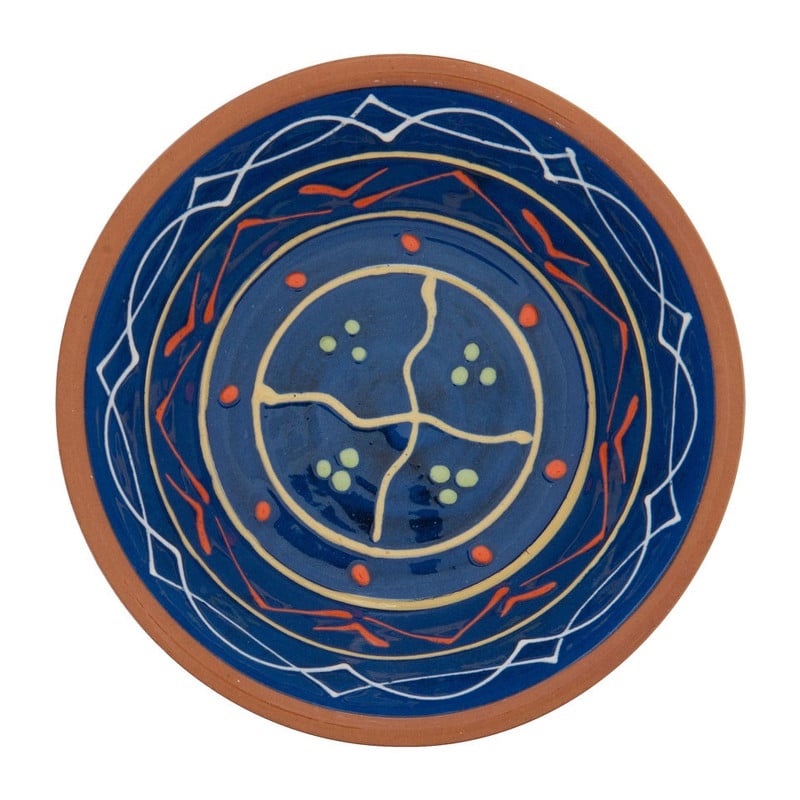 Schaal Fiesta - 11 cm - blauw