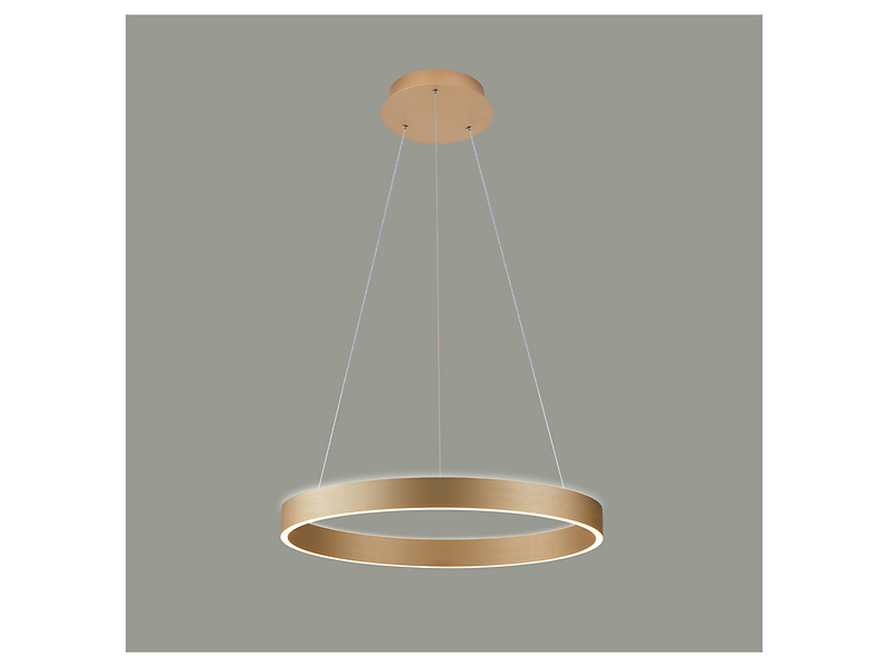 Lampa wisząca Brasco Up Down LED ze zmienną barwą światła złota