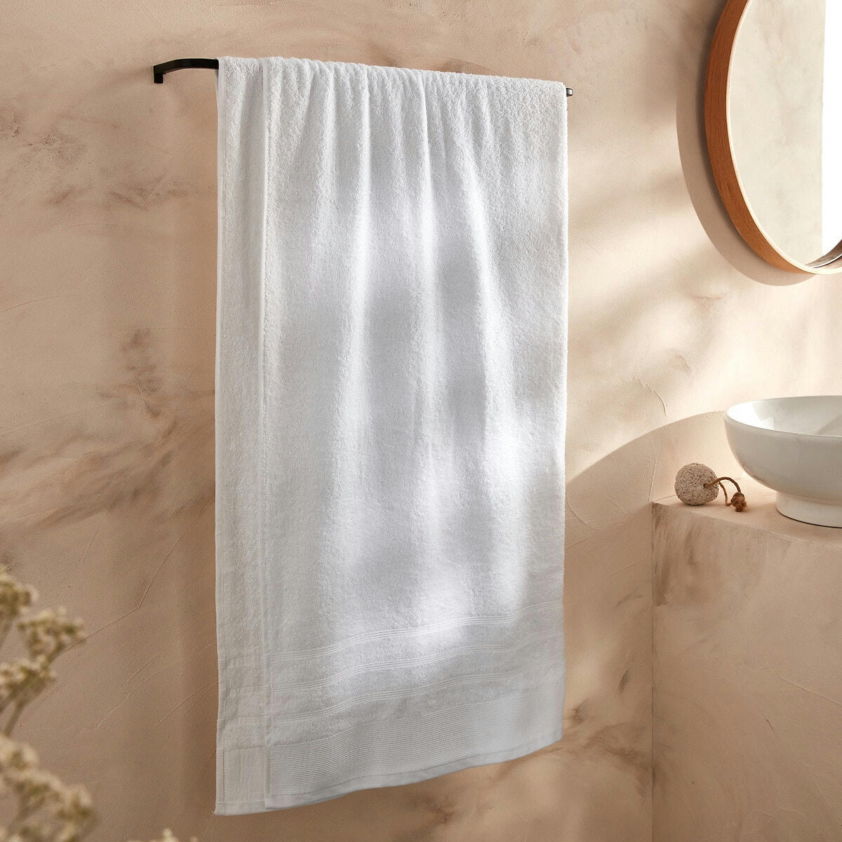 Maxi drap de bain éponge bouclette 600 g/m2 Zavara
