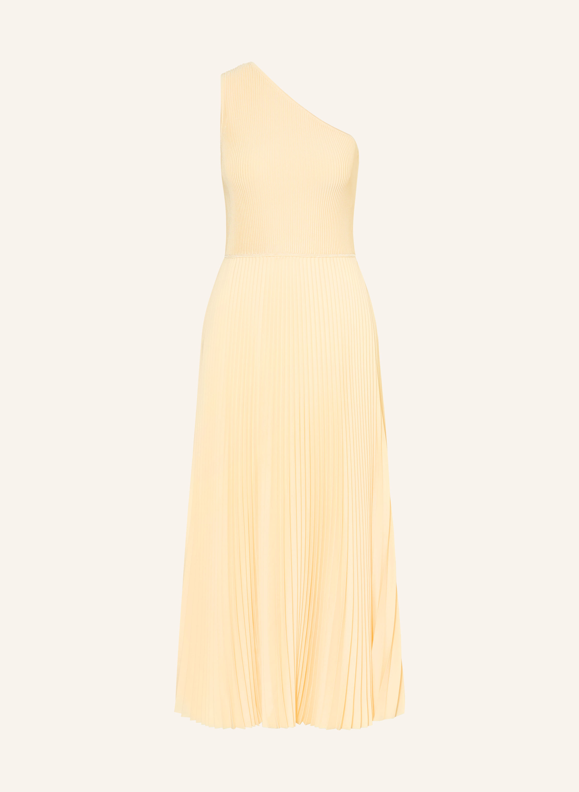 BOSS One-Shoulder-Kleid FOKI im Materialmix