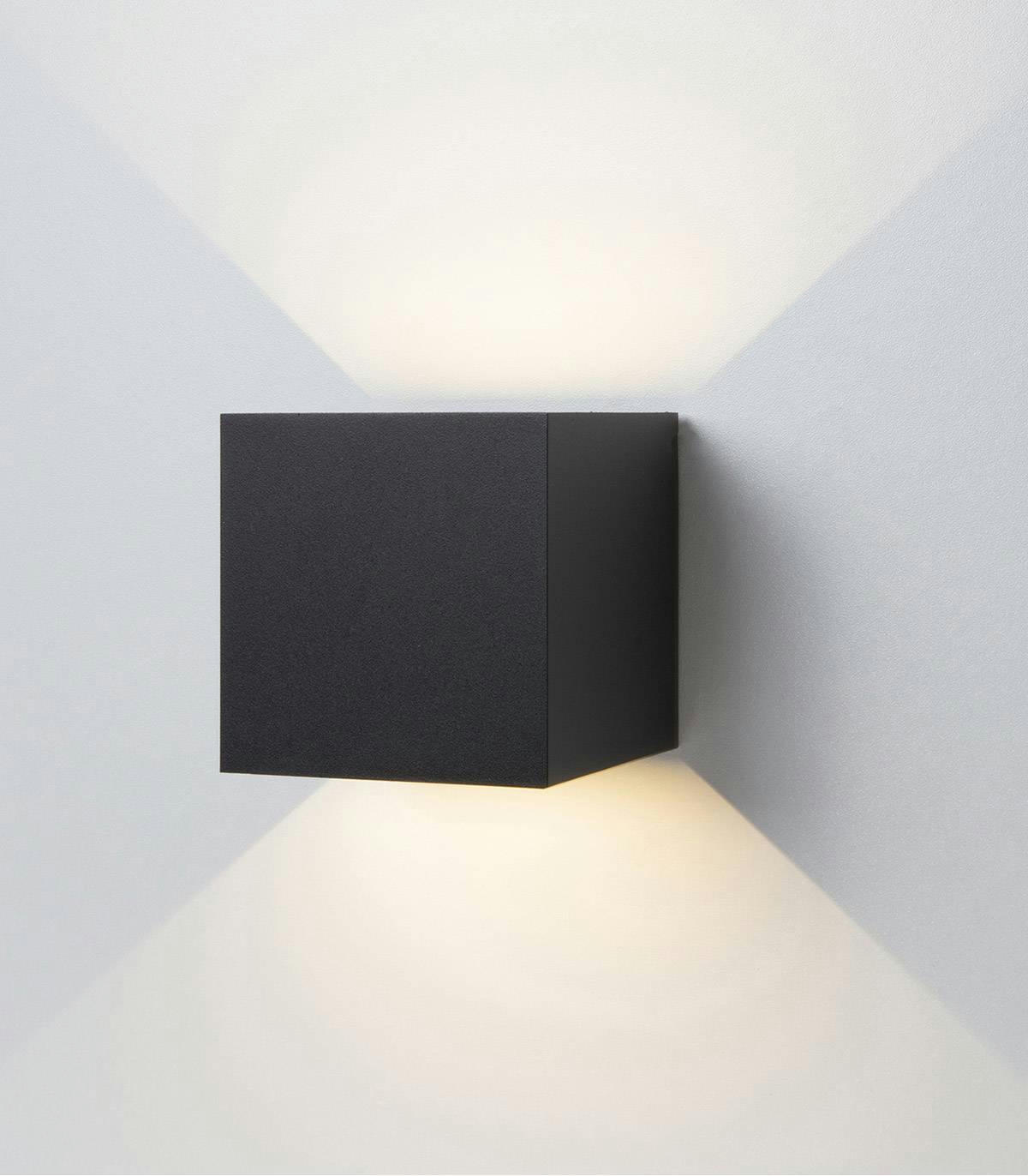 GOBY - Applique extérieure en métal noir h.10 cm