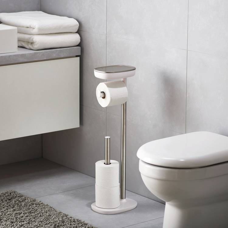 Joseph Joseph Toilet Roll Holder - Stainless Steel