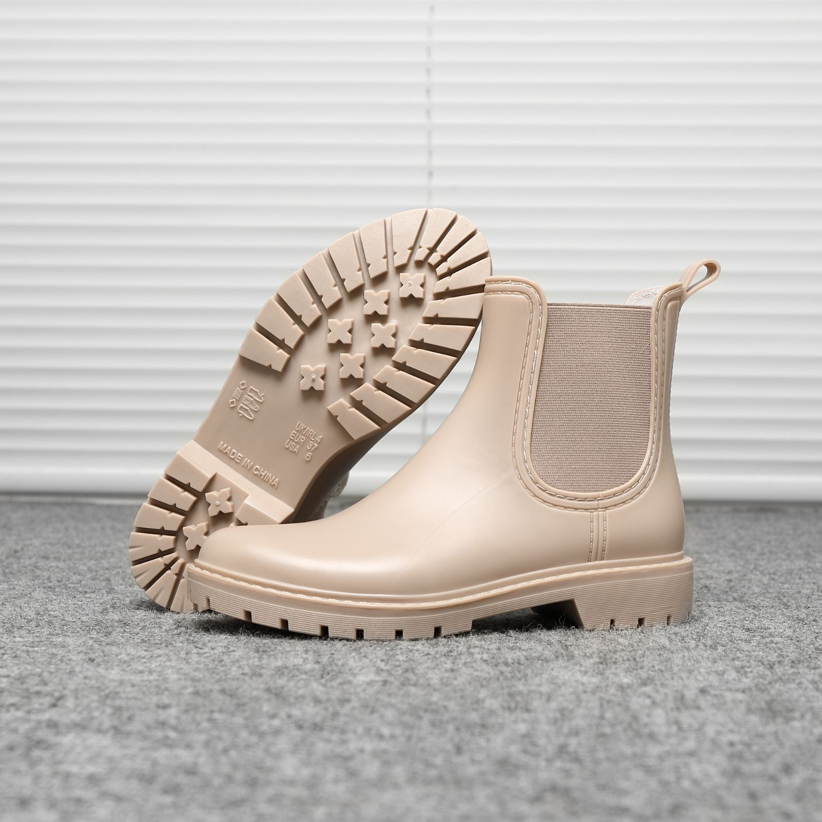 IVACHY Classic Chelsea Rainboots- Waterproof- Ankle Boots