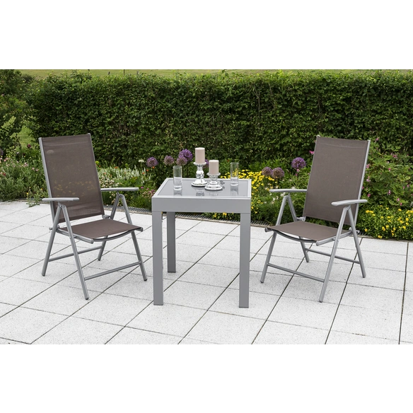 Gartenmöbelset »Amalfi«, 2 Sitzplätze, Aluminium/Textil