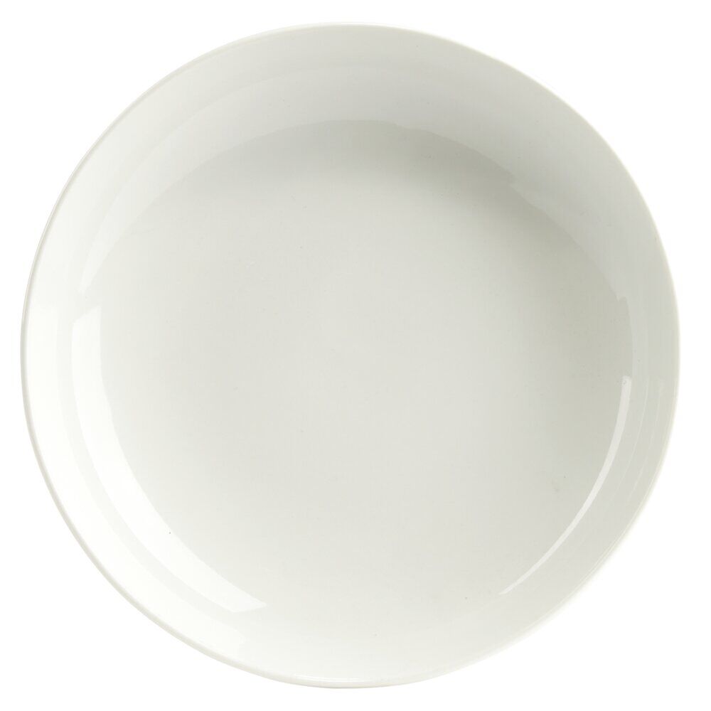 Assiette creuse ronde Vienne porcelaine blanche Ø20cm