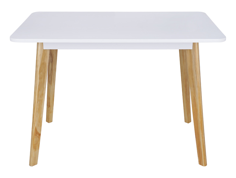 Stół Anouka II 110x70 drewno naturalne/biały