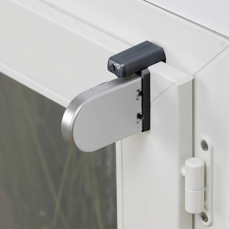 Support de fenêtre en métal pour store anthracite 2 pièces MADECO