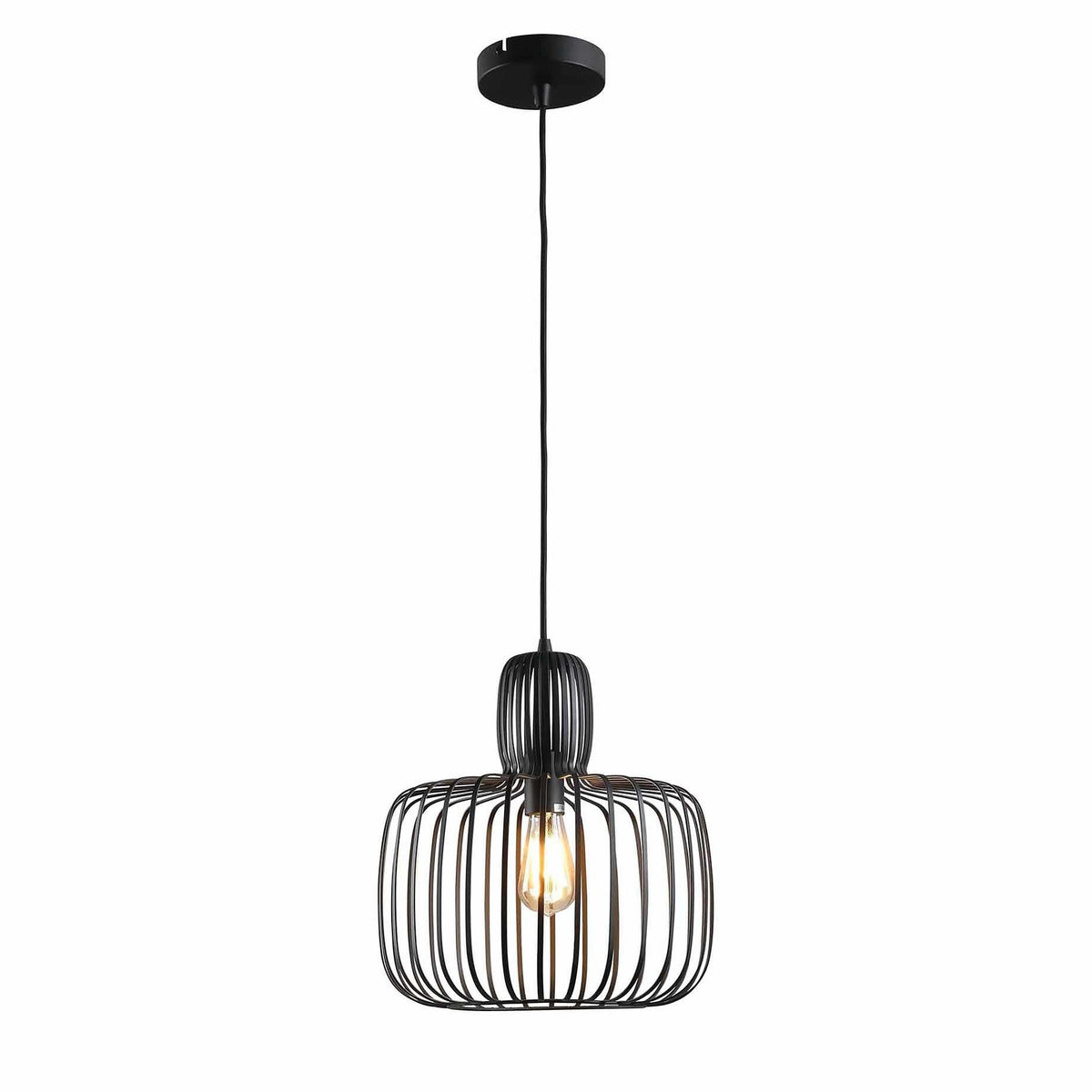 Freelight hanglamp Costola - 1 lichts - 35 x 150  cm - zwart