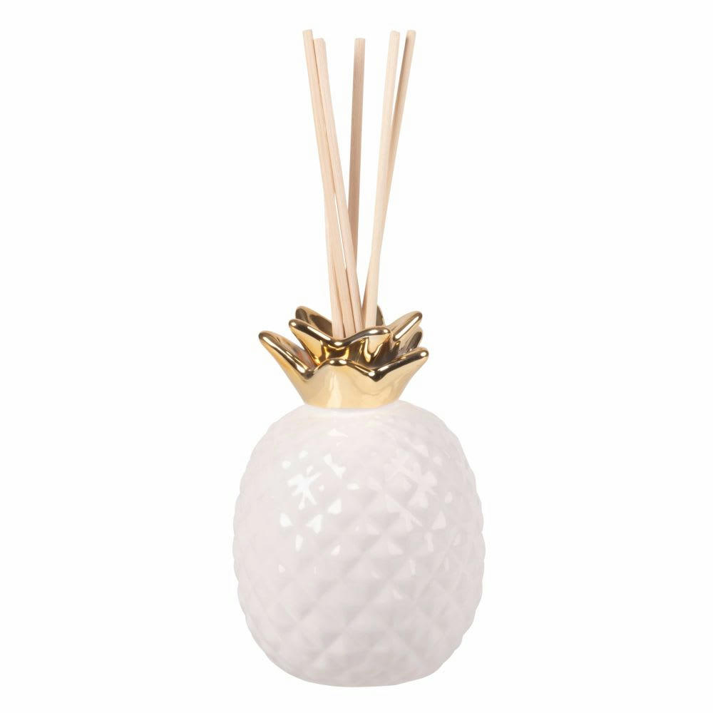 - Diffuseur ananas blanc parfum sable doré 100ML