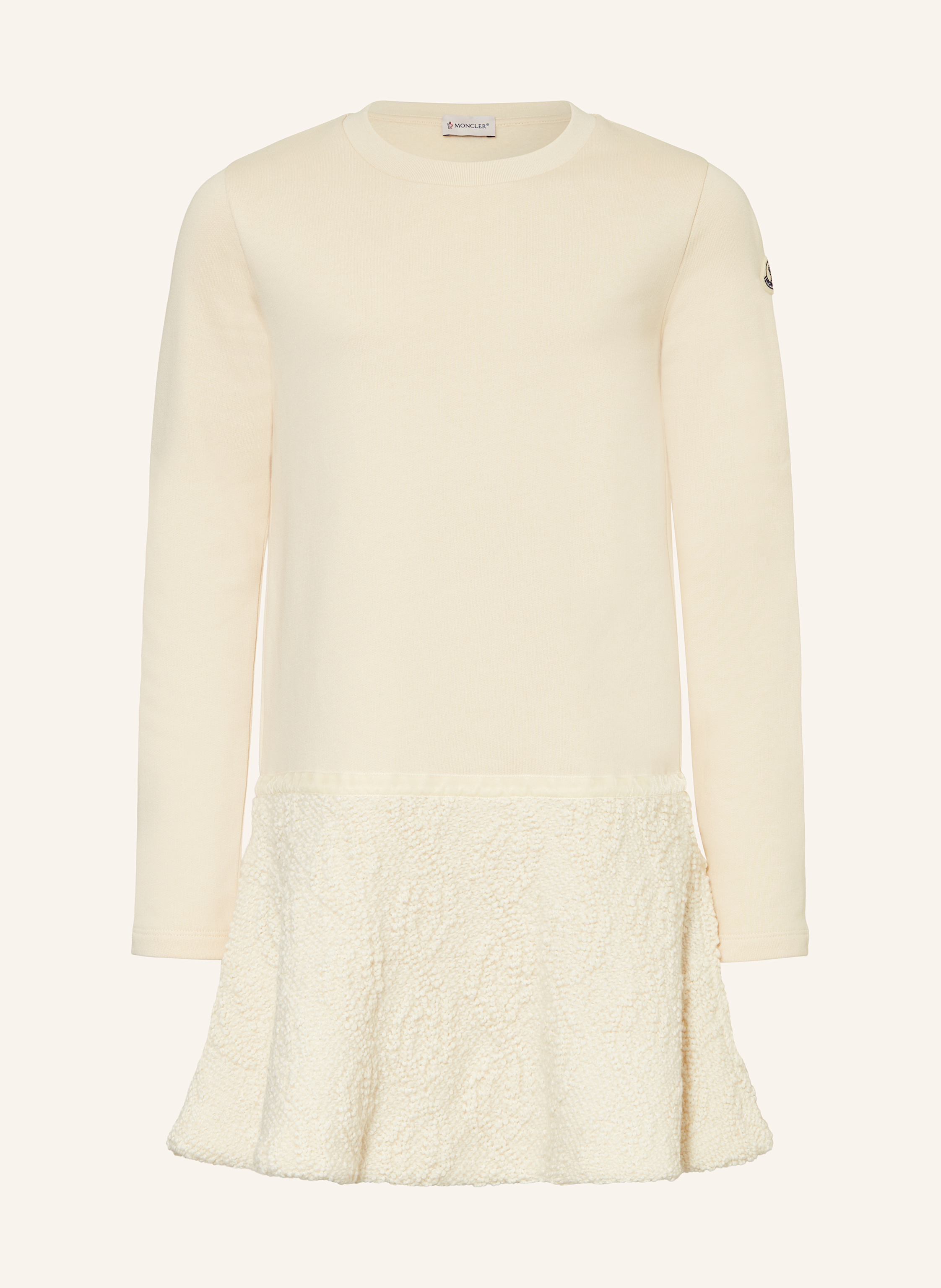 MONCLER enfant Kleid im Materialmix