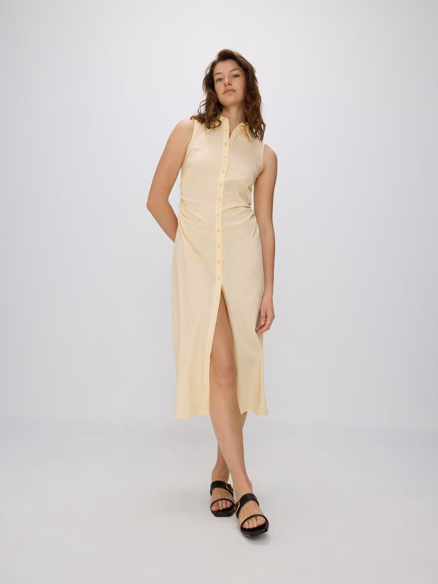 Midi Dress With Collar