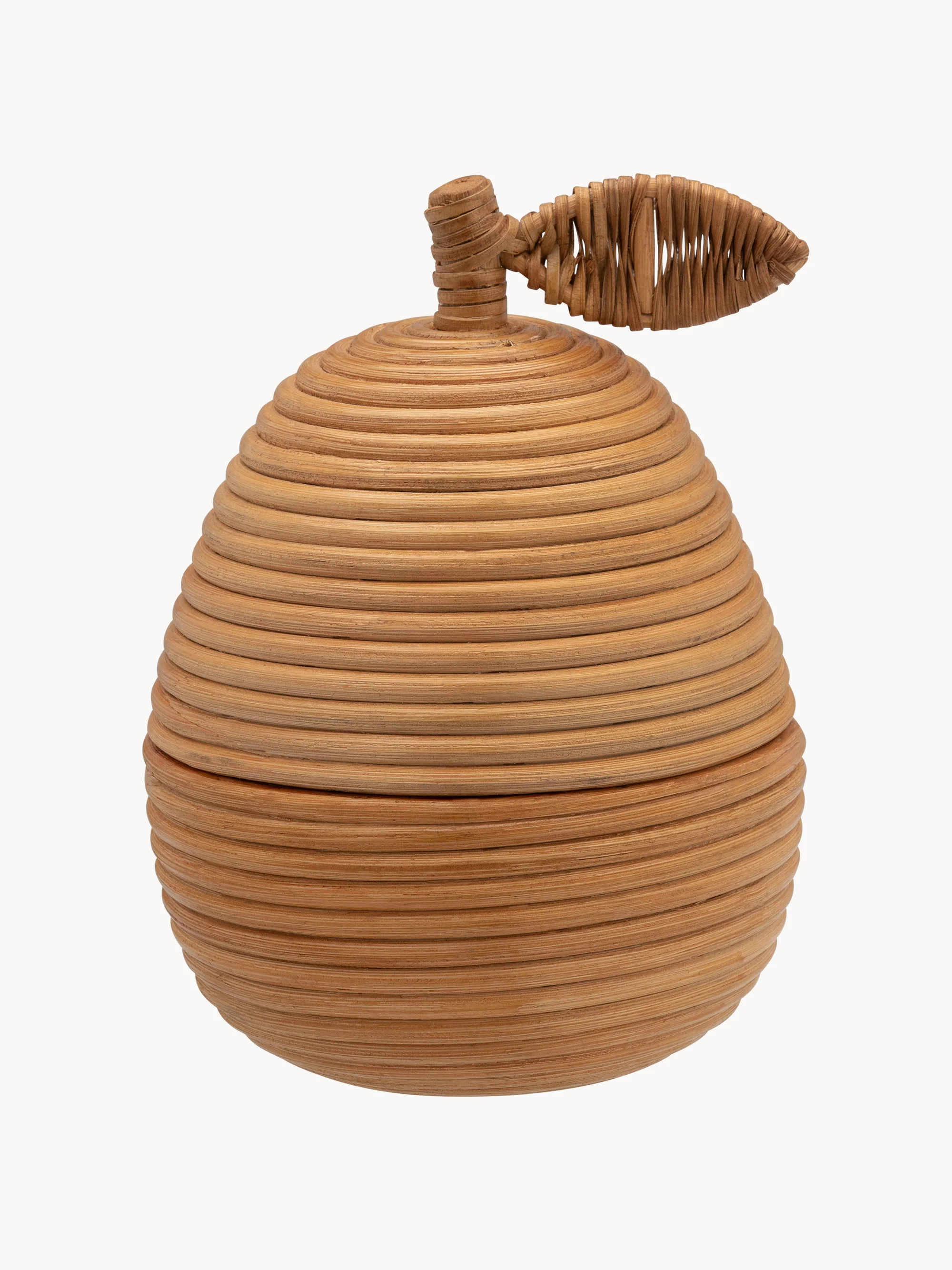 Handgefertigte Aufbewahrungsbox Pear mit Deckel