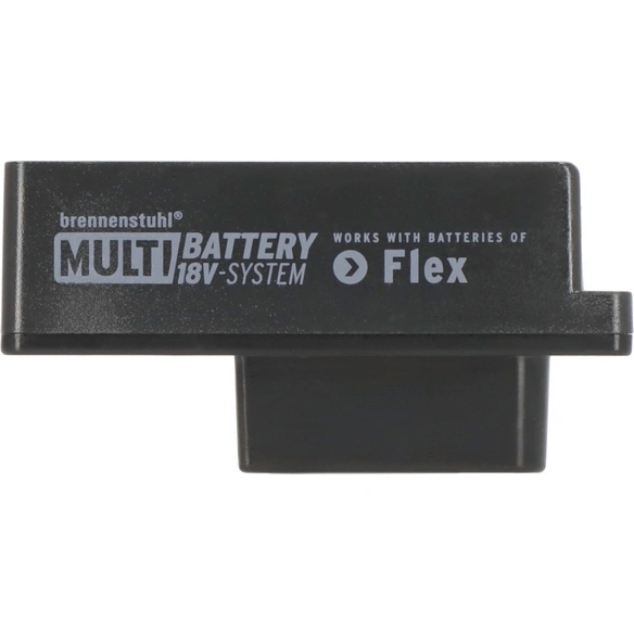 Adapterplatte, für Flex LED Baustrahler, Multi Battery 18V System, schwarz