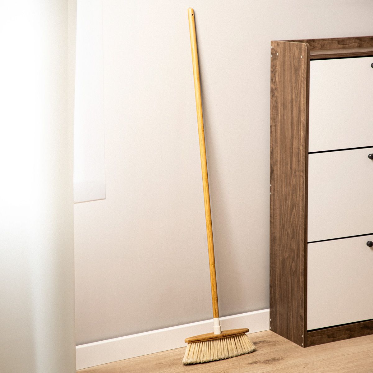 Miotła BAMBOU bambusowa 129x30x7 cm