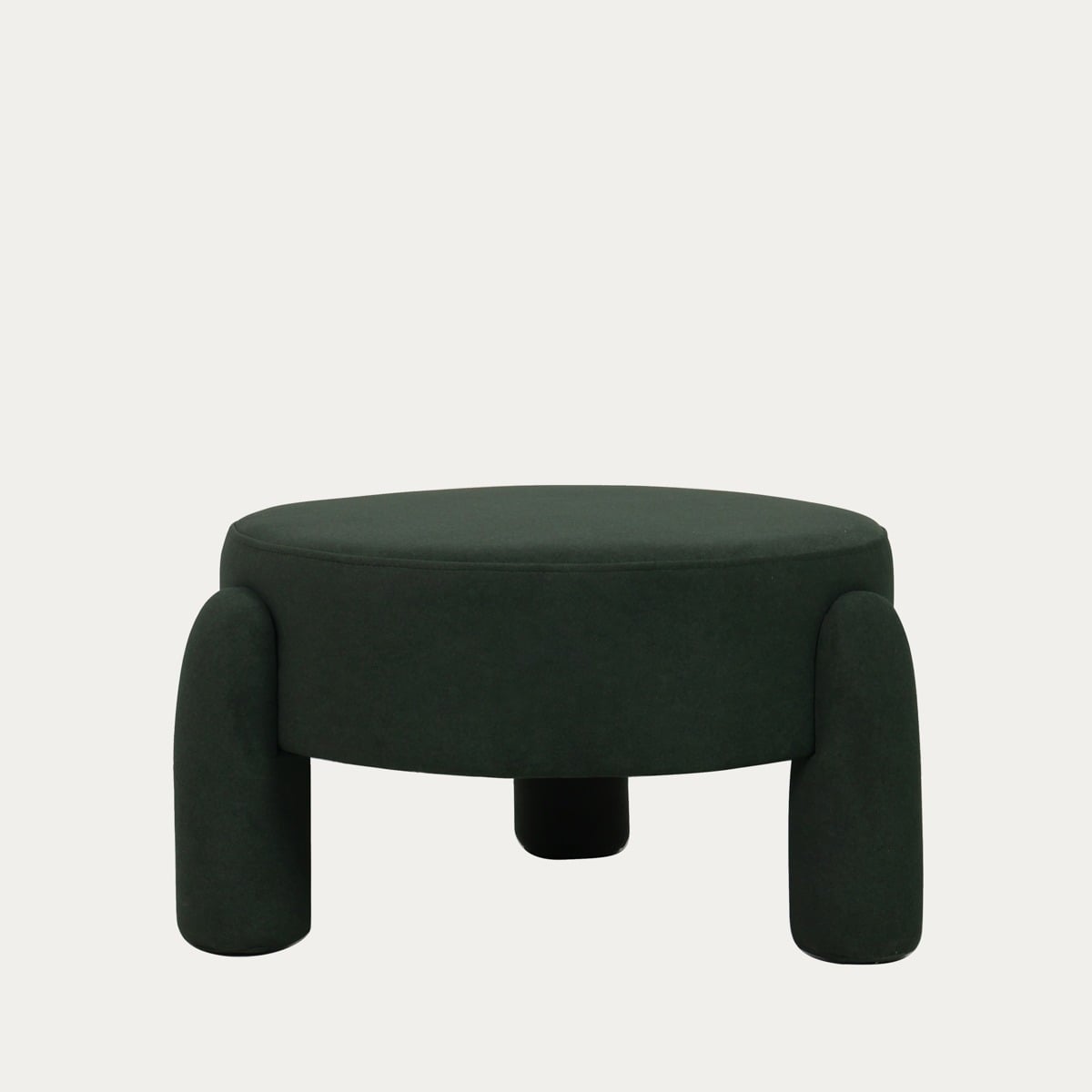 Pufa OLLERA w tkaninie zielona 65x65x36 cm
