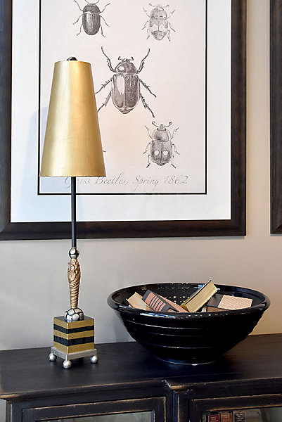 Elstead Nettle Luxe - Lampadaire à 2 ampoules Or, Taupe, E27