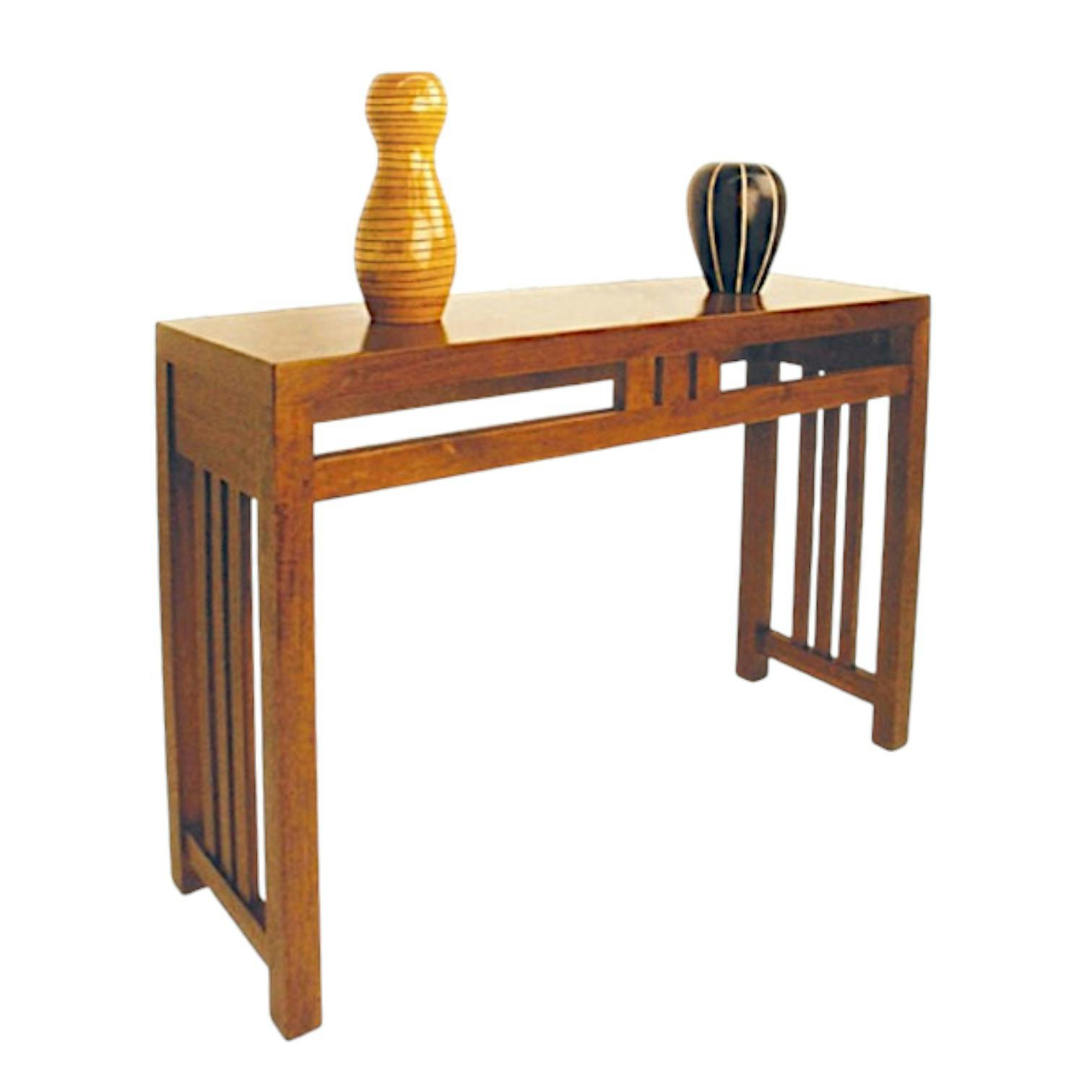 Console hévéa 110x35x75cm MAORI