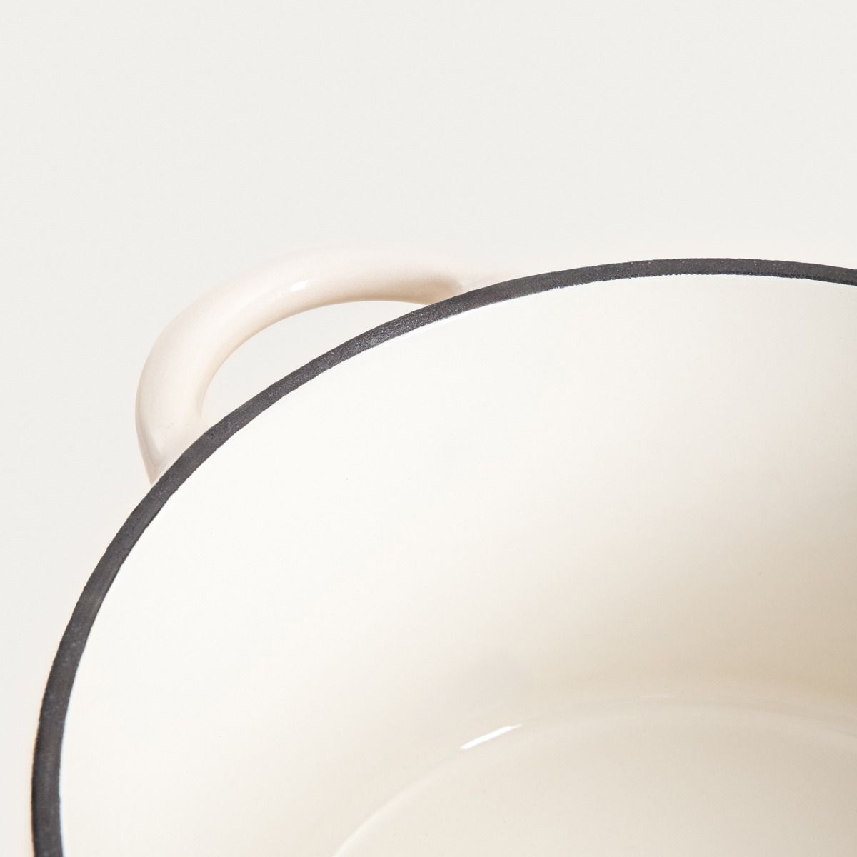 Garnek żeliwny ANDREAS beżowy tradycyjny, 24cm 4 l