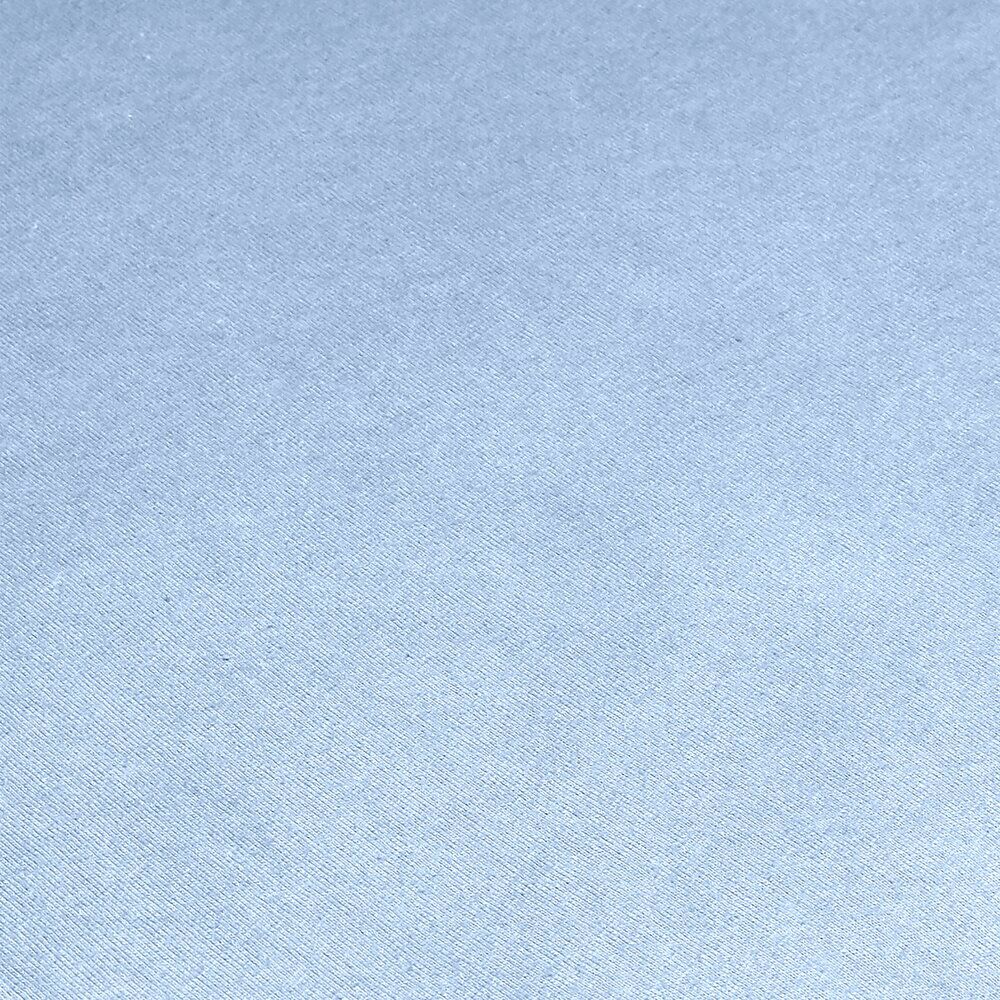 Parure de lit 2 personnes 240x220cm avec 2 taies polyester uni bleu