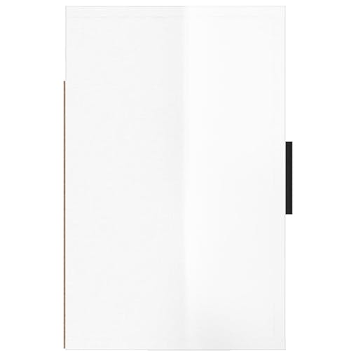NNEVL Wall-mounted Bedside Cabinets 2 pcs High Gloss White 50x30x47cm