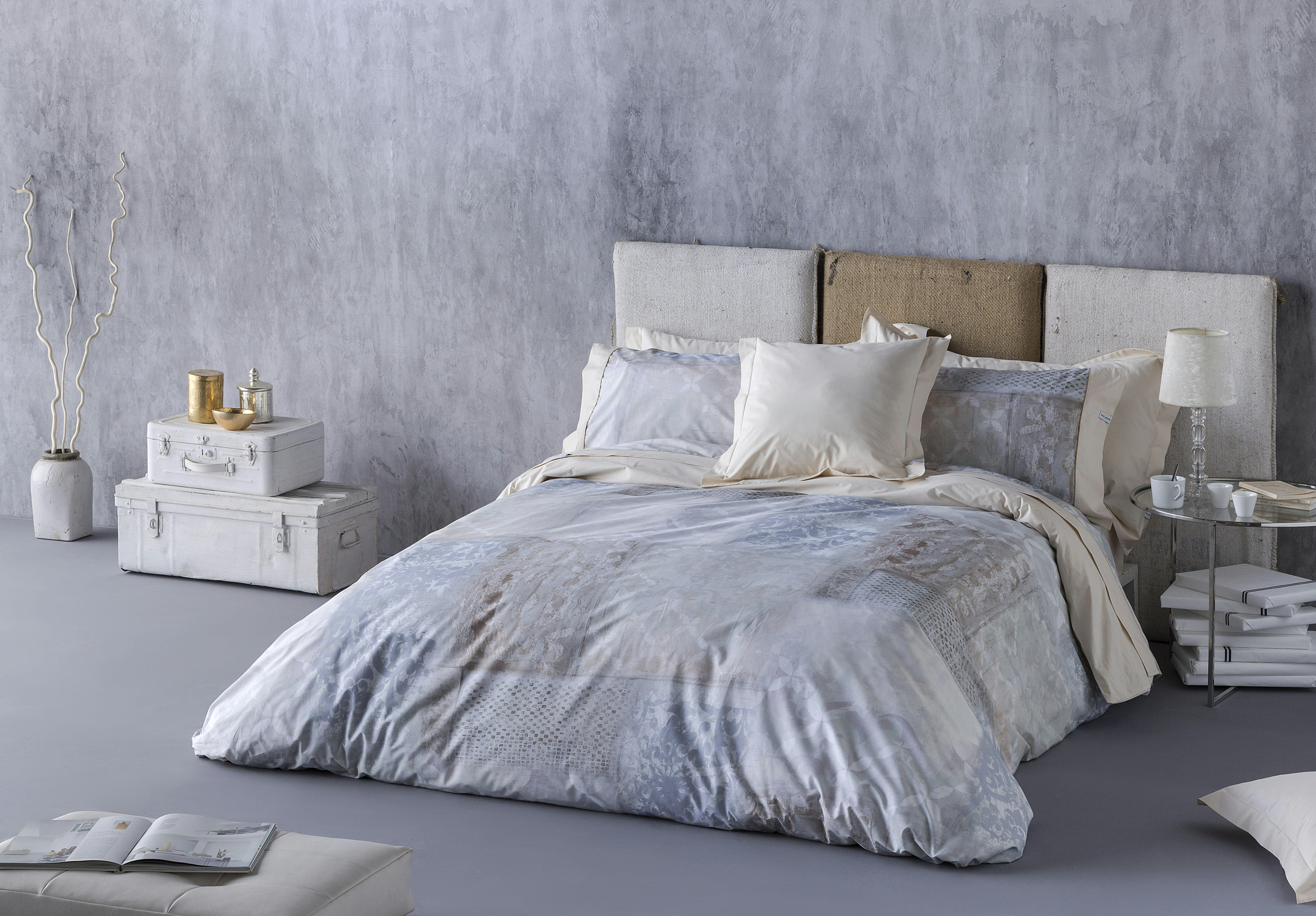 ARIANE HDC - Housse de couette en coton bicolore 140x200