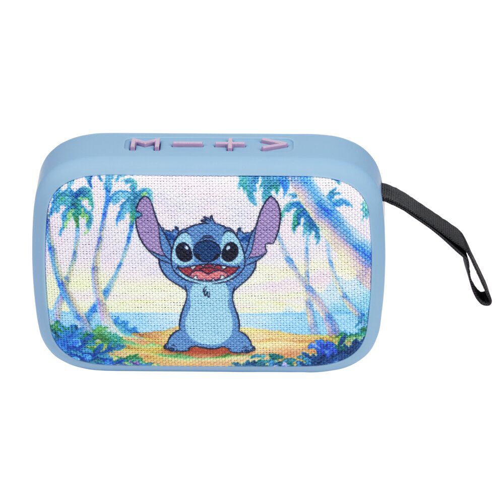 Enceinte portable bluetooth Disney Stitch plastique bleue 16x7xH18cm