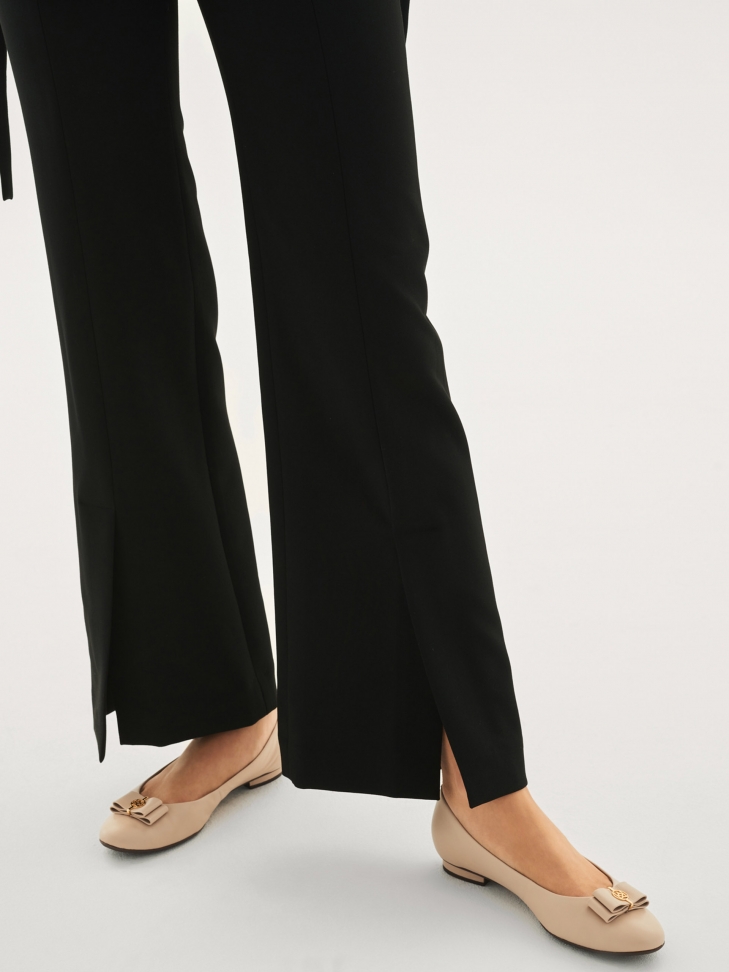 Ladies' beige ballerinas