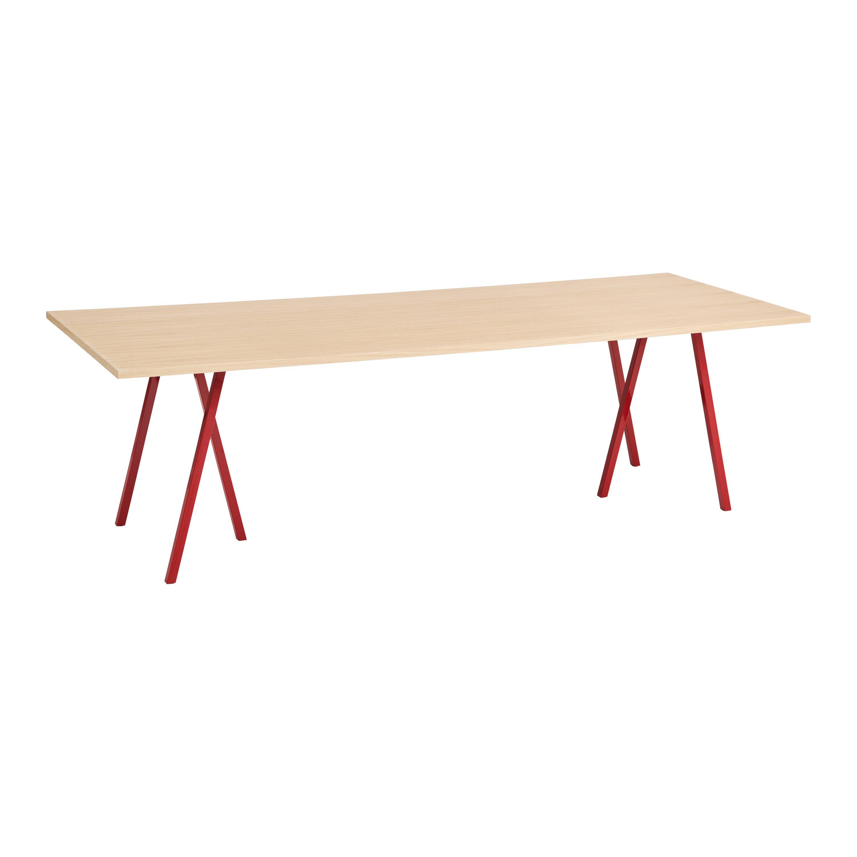 HAY Loop Stand Eettafel 250 x 92,5 cm - Maroon Red