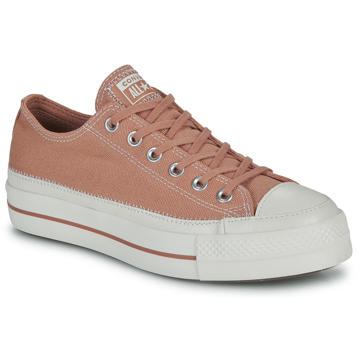 Converse - CHUCK TAYLOR ALL STAR LIFT PLATFORM MIXED MATERIAL - Old / Pink