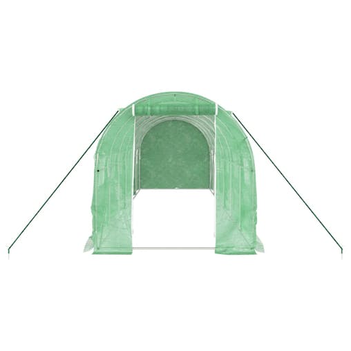 NNEVL Greenhouse with Steel Frame Green 12 m&sup2; 6x2x2 m