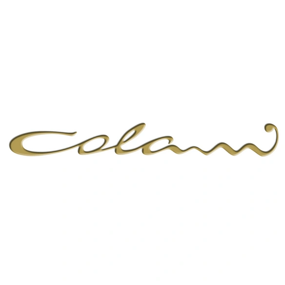 Vliestapete, Schriftzug, goldfarben