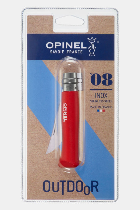Opinel Zakmes N°08 Red, Opinel Colorama Mes