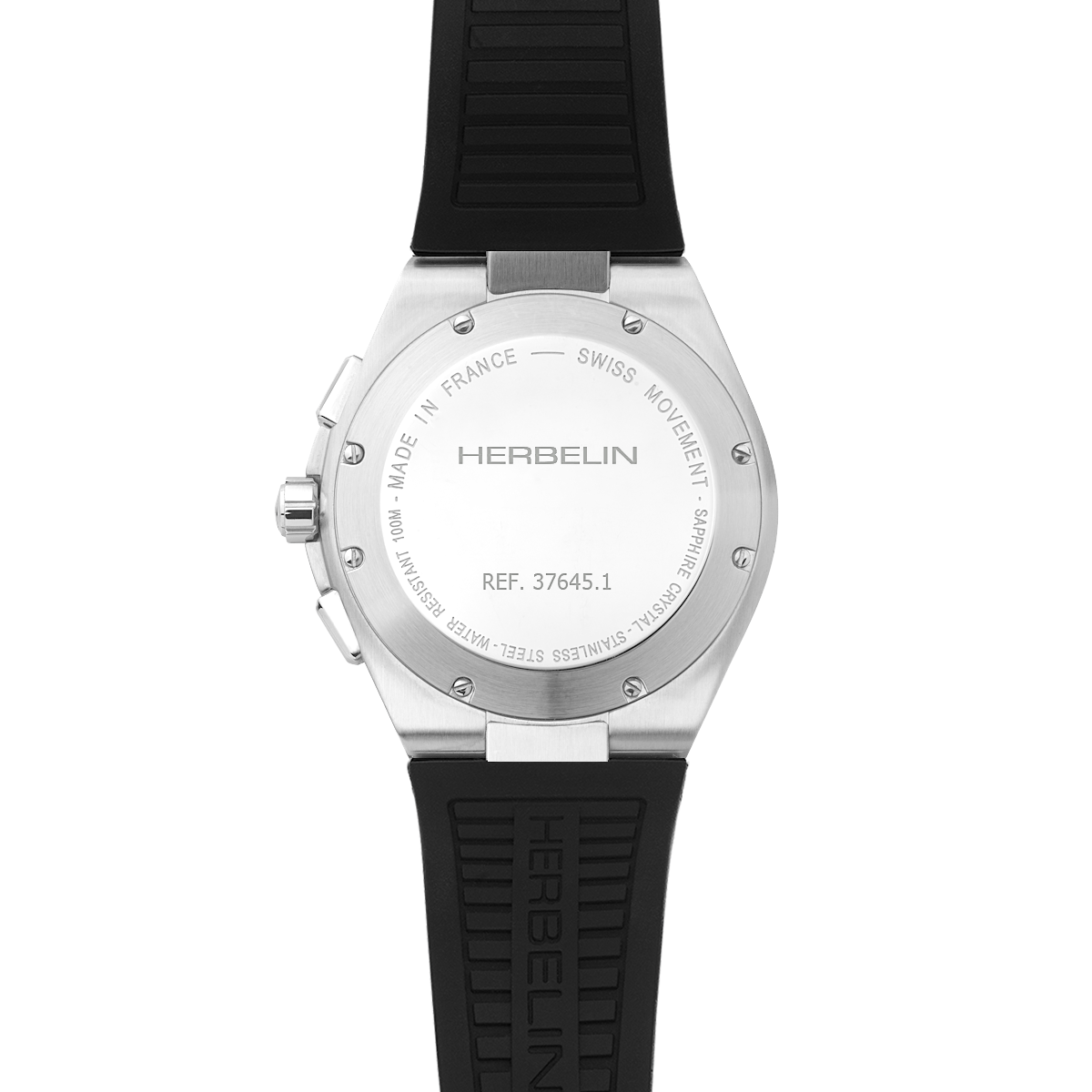 CAP CAMARAT – CHRONOGRAPHE – ACIER & FKM NOIR