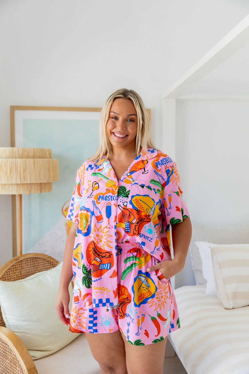 Marley Linen Blend Shirt in Cin Cin